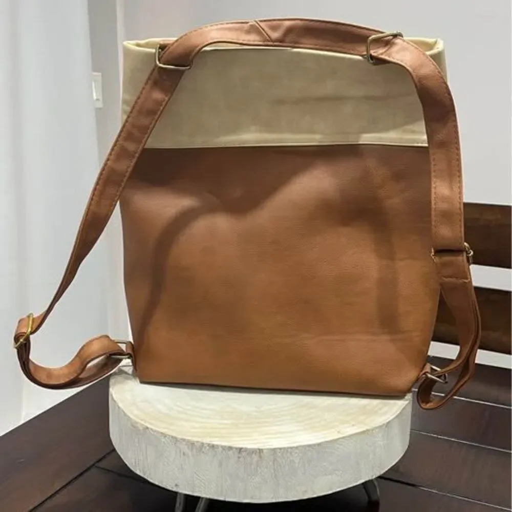 RARE Fiorenzi Purse/bag Light Tan Color Tote New With Tags